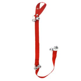 Dog Out Alarm Doorbell Rope (Option: Red-3bells)