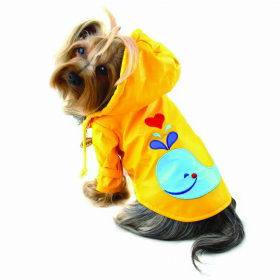 Splashing Whale Raincoat with Cotton Lining (size: medium)