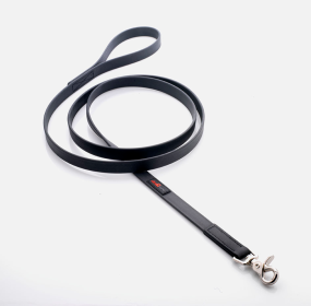 Boss Regular Leash (Color: Black, size: 3/4" x 6')