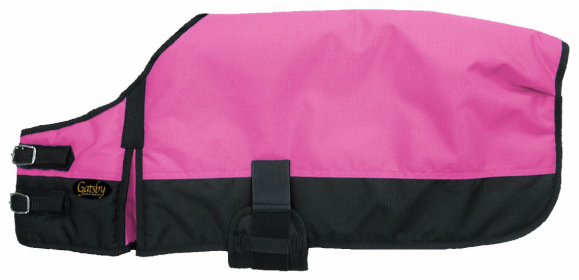 Gatsby 600D Ripstop Waterproof Dog Blanket (Color: Hot Pink / Black, size: XX-Large)