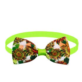 Sunflower Pet Bow Tie Dog Summer Decoration (Option: Art sunflower)