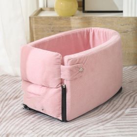 Easy To Clean And Detachable Pet Nest For Household Use (Option: Pink-45x22x20)