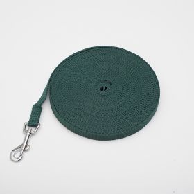 Pet Polyester Tracking Lead Rope (Option: Dark green-4.5mX1.6cm)