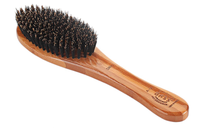 Bass Brushes- Shine & Condition Pet Brush (Color: Dark Bamboo, size: Full)