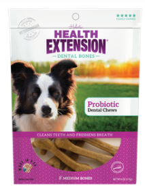 Dog Dental Bones (Color: Probiotic, size: Medium Bones)