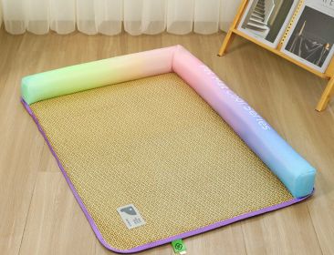 Pet Mat Ice Rattan Weaving (Option: Gradient-XL)